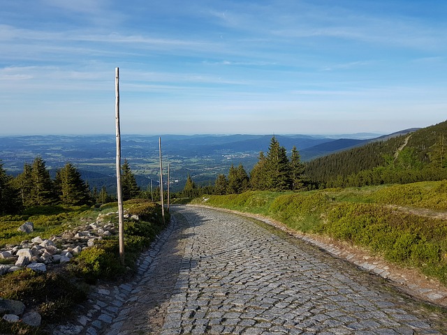 droga w karkonoszach